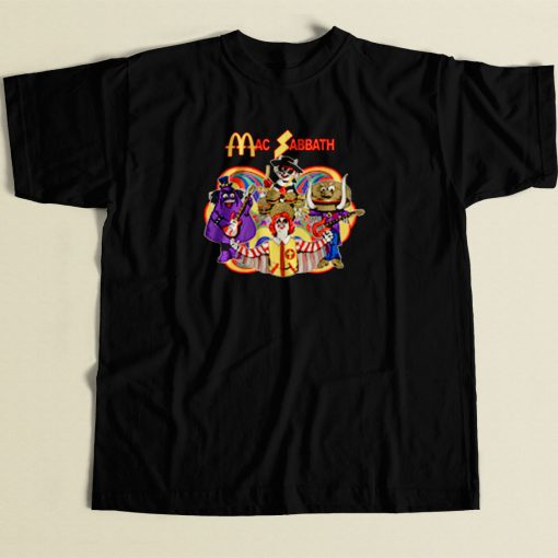 Mac Sabbath Mc Donalds 80s Mens T Shirt