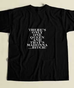 Madonna Queen Back 80s Mens T Shirt