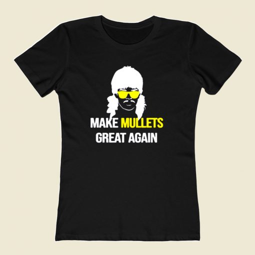 Make Mullets Great Again 80s Womens T shirt