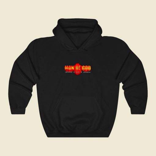 Man Of God Husband Dad Grandpa Cool Hoodie Fashion