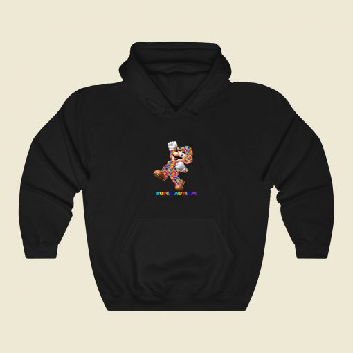 Mario Bros Super Autism Game Cool Hoodie Fashion