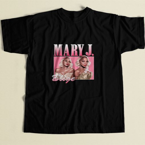 Mary J Blige Rapper 80s Mens T Shirt