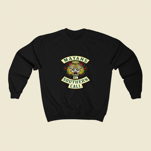 Mayans Mc Patch 80s Sweatshirt Style