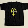 Mc Satan Evil Burger 80s Mens T Shirt