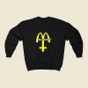 Mc Satan Evil Burger 80s Sweatshirt Style