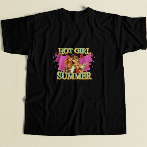 Megan Thee Stallions Hot Girl Summer 80s Mens T Shirt