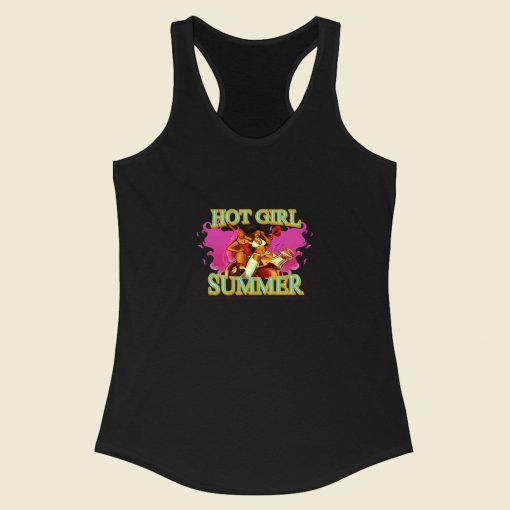 Megan Thee Stallions Hot Girl Summer Racerback Tank Top