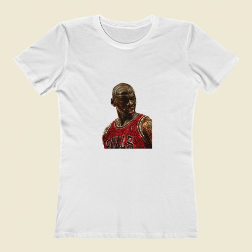 Michael Jordan Fan Art Classic Women T Shirt