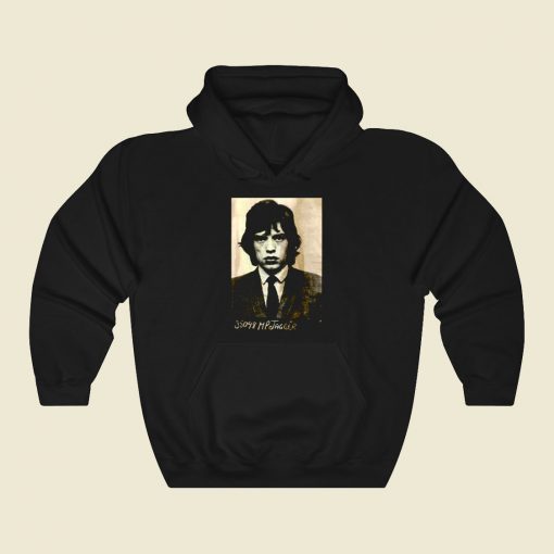 Mick Jagger Mugshot Cool Hoodie Fashion