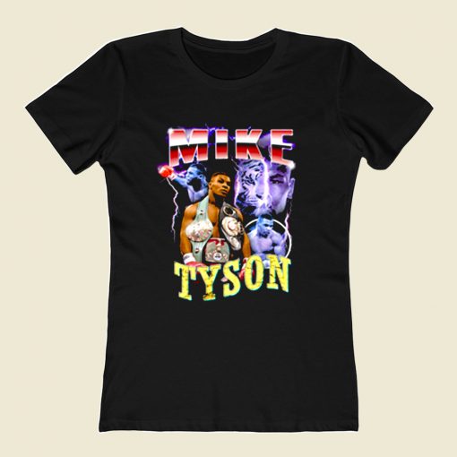 Mike Tyson Champion 80s Womens T shirt