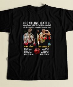 Mike Tyson Vs Roy Jones Jr 80s Mens T Shirt