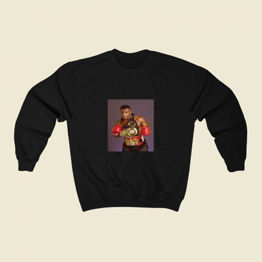 Mike Tyson Young 80s Sweatshirt Style