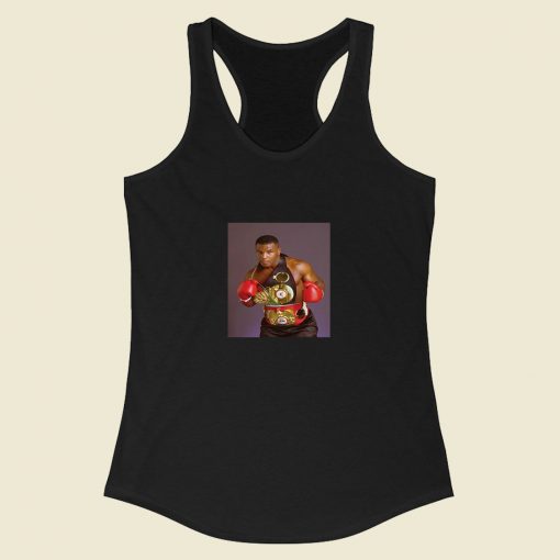 Mike Tyson Young Racerback Tank Top