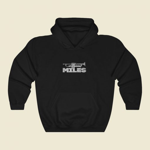 Miles Davis Trumpet Logo Cool Hoodie Fashion