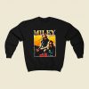 Miley Cyrus Fleetwodmac 80s Sweatshirt Style