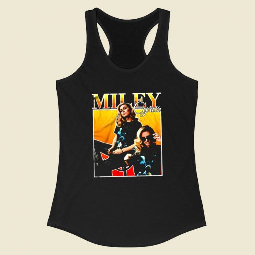 Miley Cyrus Fleetwodmac Racerback Tank Top