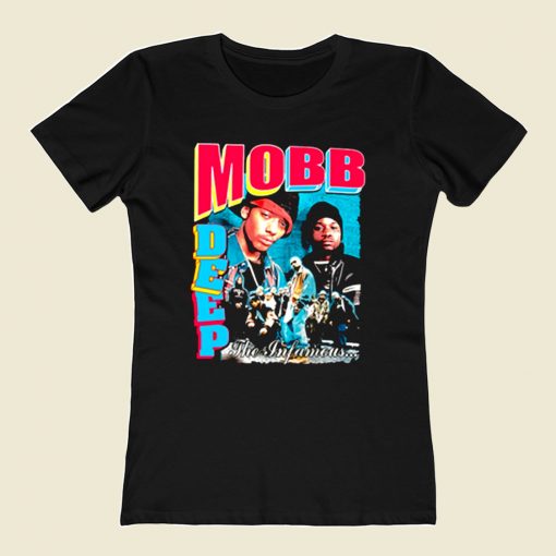 Mobb Deep The Infamous 80s Womens T shirt