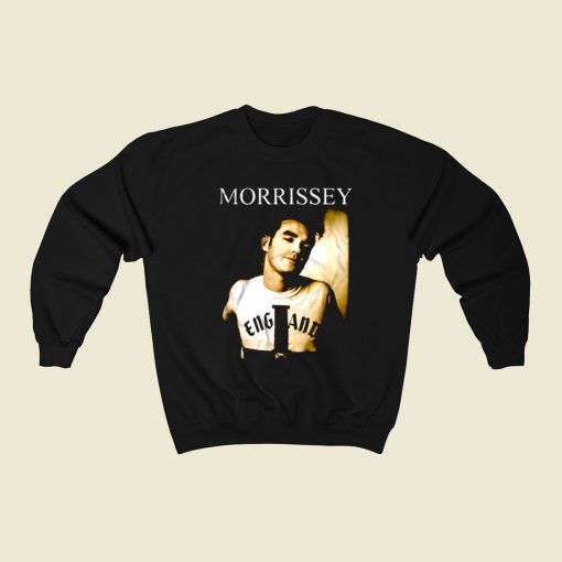 Morrissey England Photoshoot 80s Sweatshirt Style