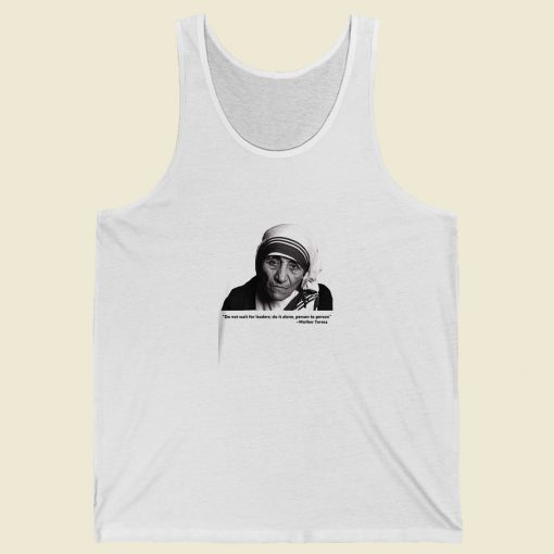 Mother Teresa Quote Summer Tank Top