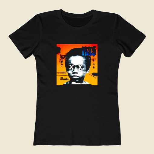 Nas Illmatic Xx Classic Hip Hop 80s Womens T shirt