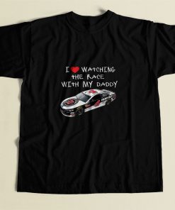 Nascar Kevin Harvick 2018 Watching With Daddy 80s Mens T Shirt