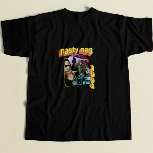 Nasty Nas 80s Mens T Shirt