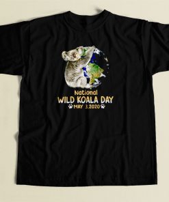 National Wild Koala Day 80s Mens T Shirt