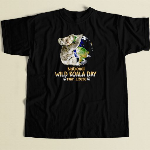 National Wild Koala Day 80s Mens T Shirt