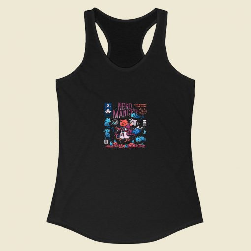 Nekomancer Magical Cat Racerback Tank Top