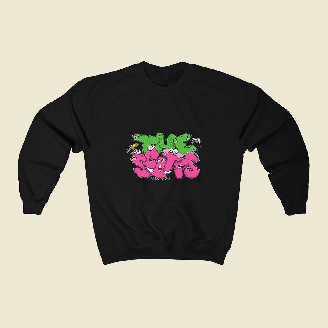 New The Scotts Travis Scott And Kid Cudi 80s Sweatshirt Style