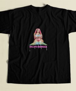 Nicki Minaj Wrld Tour 2019 Front 80s Mens T Shirt