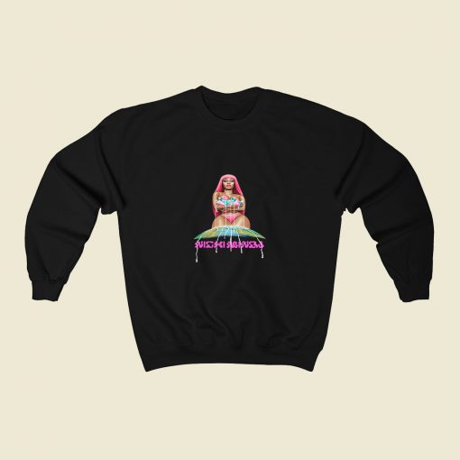 Nicki Minaj Wrld Tour 2019 Front 80s Sweatshirt Style