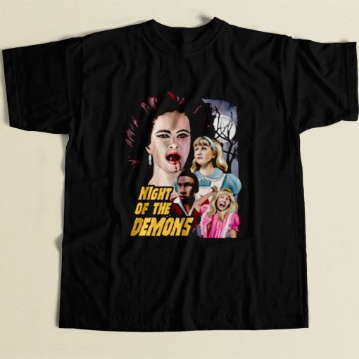 Night Of The Demons Vintage Movie 80s Mens T Shirt