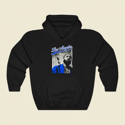 Nipsey Hussle Blue Los Angeles Cool Hoodie Fashion