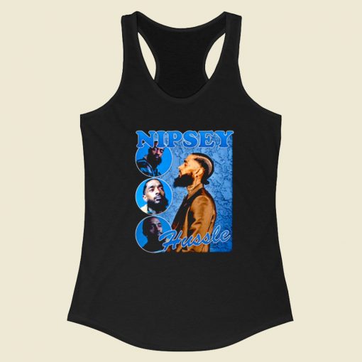 Nipsey Hussle In Loving Memory Racerback Tank Top