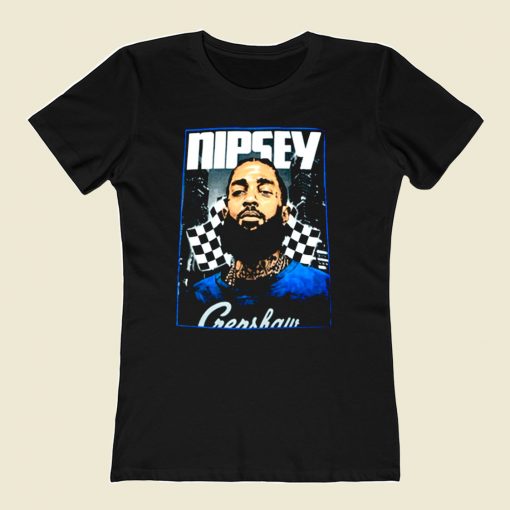 Nipsey Hussle Urban Rapper 80s Womens T shirt