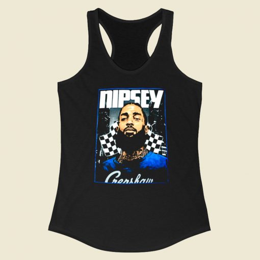 Nipsey Hussle Urban Rapper Racerback Tank Top