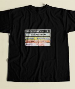 Nirvana Album Cassettes 80s Mens T Shirt