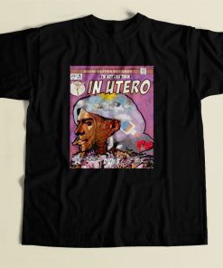 Nirvana In Utero Comic 80s Mens T Shirt