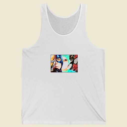 Nurse Strong As Superhero Summer Tank Top