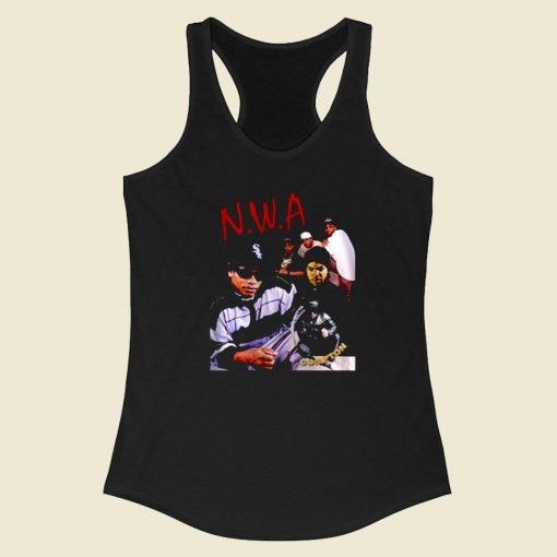 Nwa Compton Rap Tour Racerback Tank Top