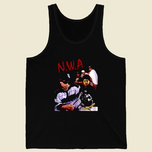 Nwa Compton Rap Tour Retro Mens Tank Top