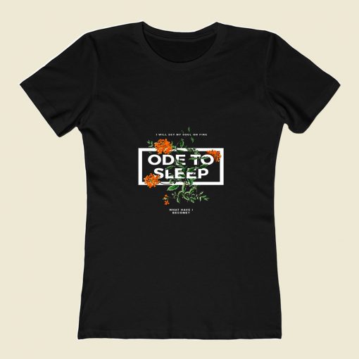 Ode To Sleep Rose 80s Womens T shirt