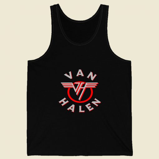 Old Rock Van Halen Retro Mens Tank Top