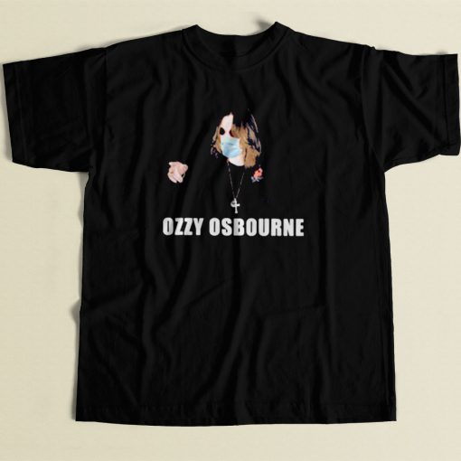 Ozzy Osbourne Mask Covid 19 80s Mens T Shirt