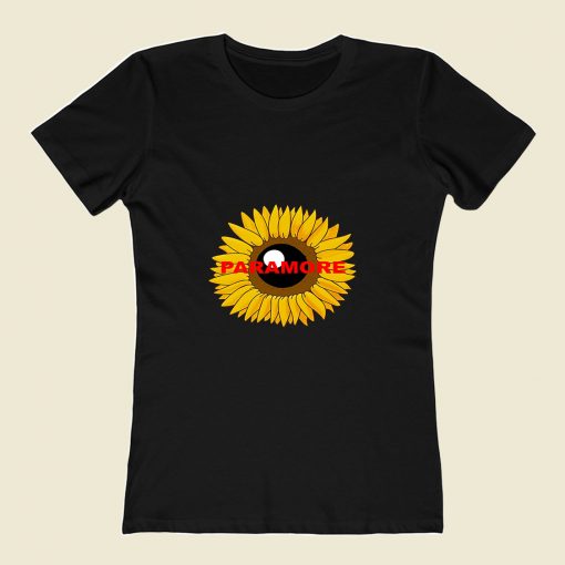 Paramore Sunflower 80s Womens T shirt