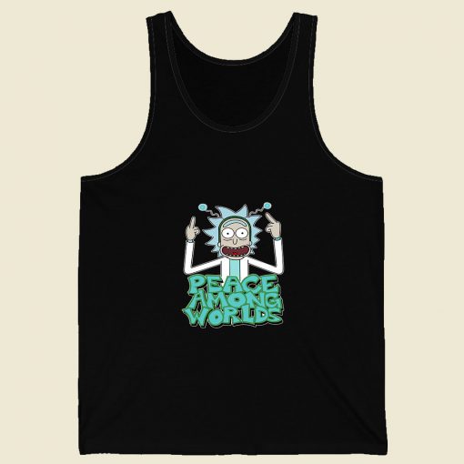 Peace Among World New Retro Mens Tank Top