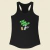 Peace Among Worlds Rick And Morty Racerback Tank Top