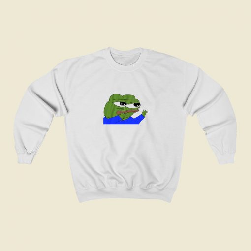 Pepe Milky Frog Sweatshirt Street Style