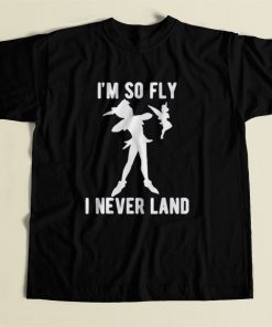 Peter Pan Im So Fly I Never Land 80s Mens T Shirt